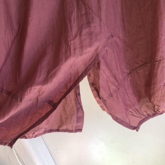 ❤️Stella Carakasi Tunic Shirt Dress Silk Lagenlook Style Oversized Pockets S - Picture 6 of 11